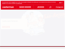 Tablet Screenshot of casterman.com